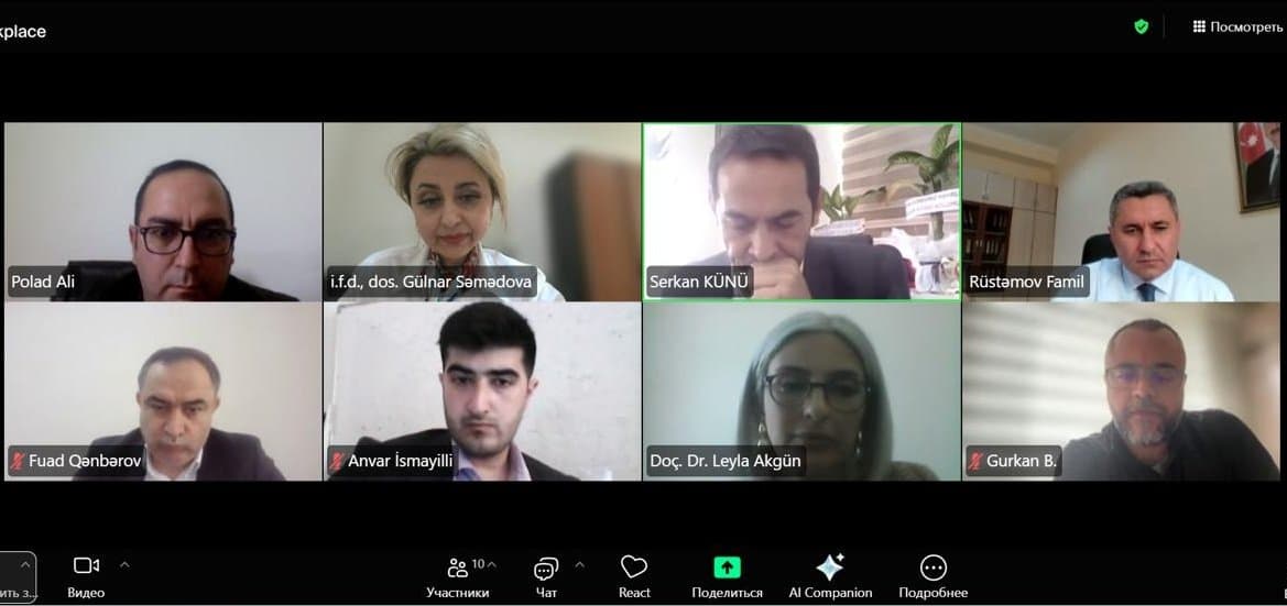 İqtisadiyyat İnstitutu ilə İğdır Universiteti arasında onlayn formatda görüş keçirilib