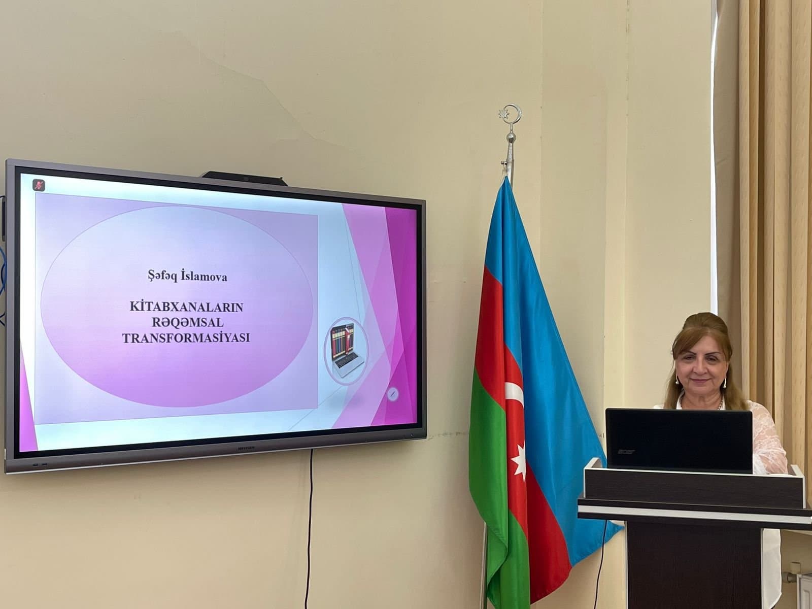 Daimi elmi seminarda “Kitabxanaların rəqəmsal transformasiyası” müzakirə edilib 2